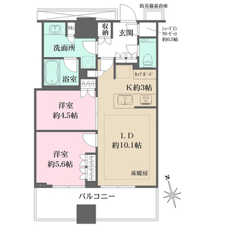 WORLD TOWER RESIDENCEの間取図