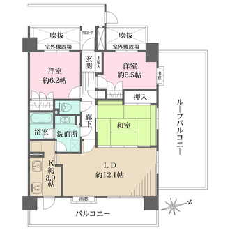パセオ・TOKYOイーストの間取図