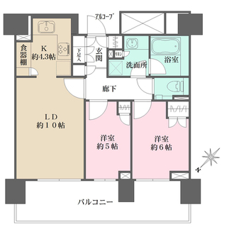 HARUMI FLAG SUN VILLAGEの間取図
