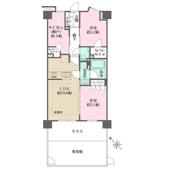 プレシス東大宮の間取図