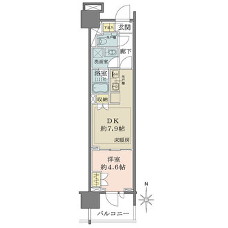 猿江恩賜公園レジデンスの間取図