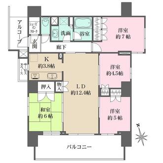 BELISTA亀戸の間取図