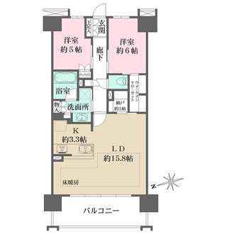 グラディス千葉駅前の間取図