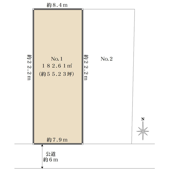 目黒区中根一丁目№1の間取図