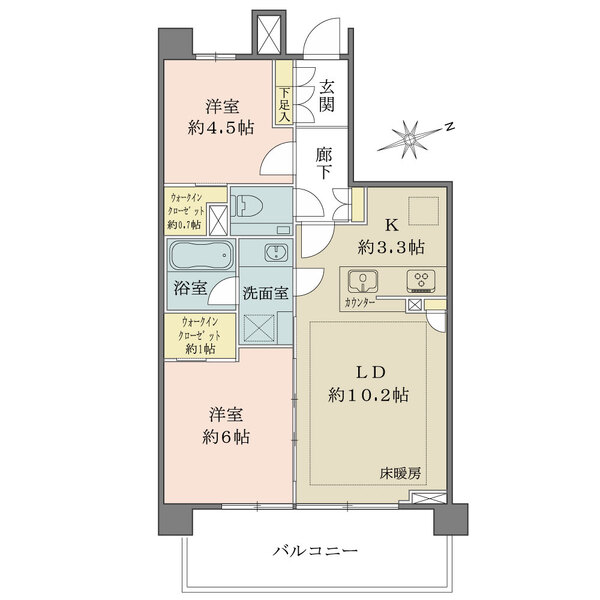 ザ・パークハウス尾山台の間取図