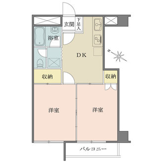 ライオンズマンション田園調布の間取図
