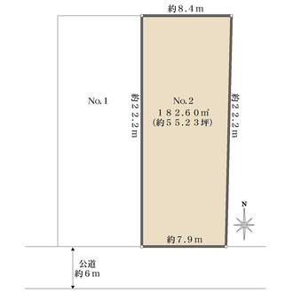 目黒区中根一丁目№2の間取図