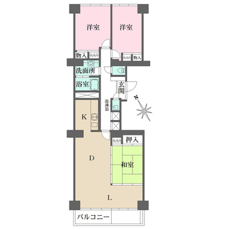 上野毛ハイムの間取図