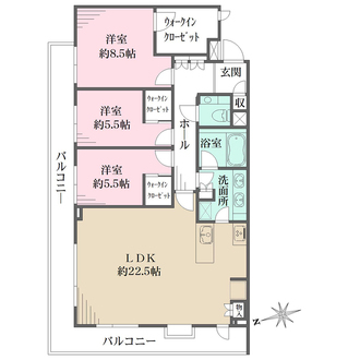 イトーピア自由が丘イデアの間取図