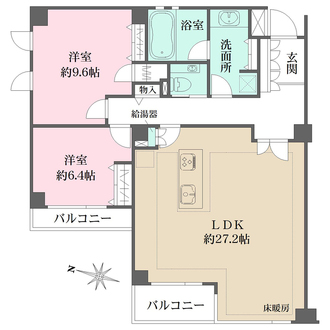 ストークグラン深沢の間取図