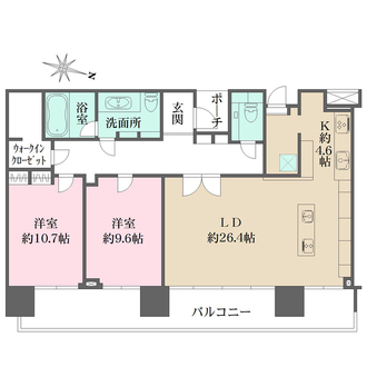 二子玉川ライズタワー＆レジデンスの間取図