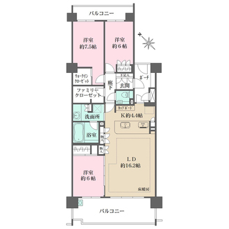 東京サーハウスの間取図