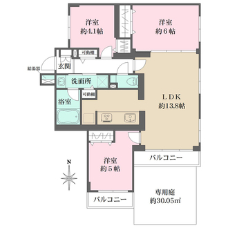 ナイスアーバン石川台の間取図