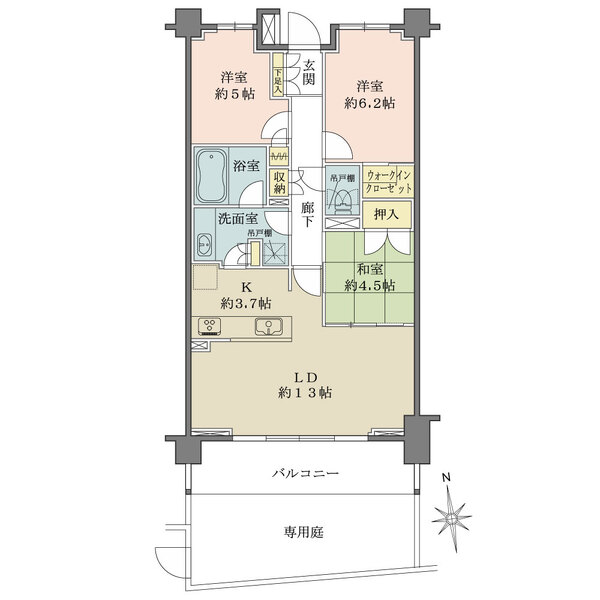 パークハウス新小岩の間取図