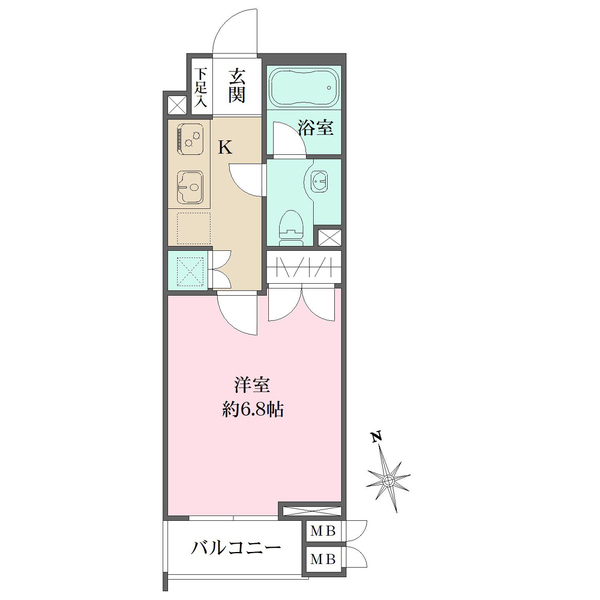 パレステュディオ麹町の間取図