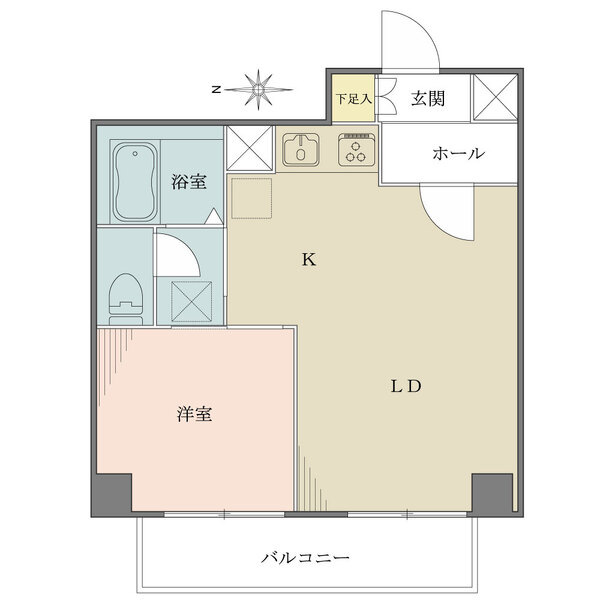 藤和半蔵門コープの間取図