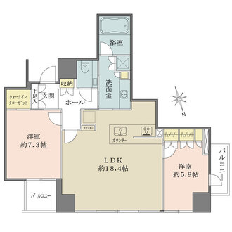 パークハウス麹町プレイスの間取図
