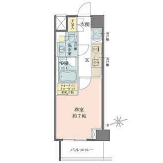 ザ・パークワンズ山吹神楽坂の間取図
