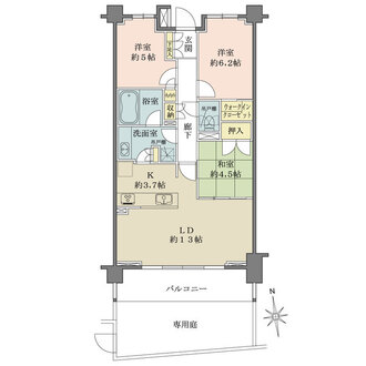 パークハウス新小岩の間取図