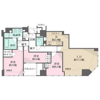 ブリリア一番町の間取図