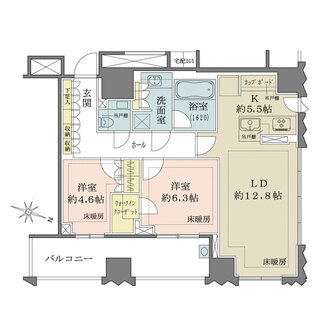 ブランズ千代田富士見の間取図