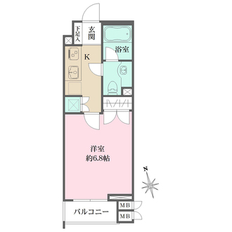 パレステュディオ麹町の間取図