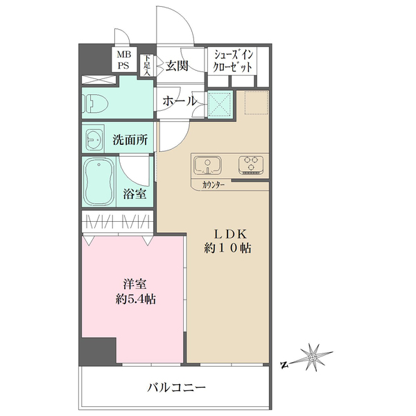 ニューハイツ西五反田の間取図