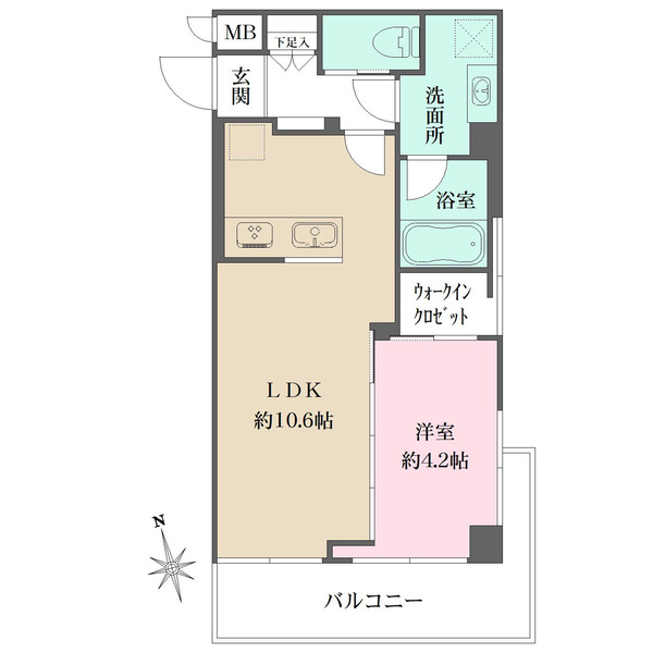 第二五反田コーポビアネーズの間取図