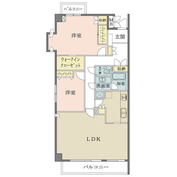 大井仙台坂パークハウスの間取図