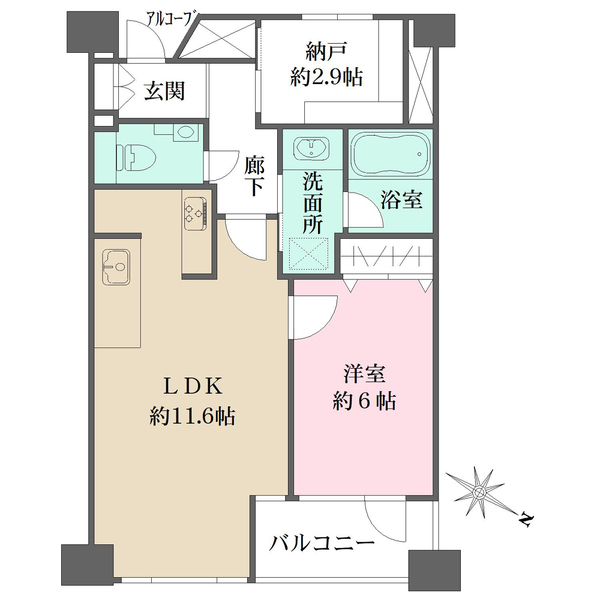グランドメゾン目黒南の間取図