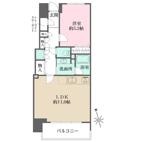 ルジェンテ白金台の間取図