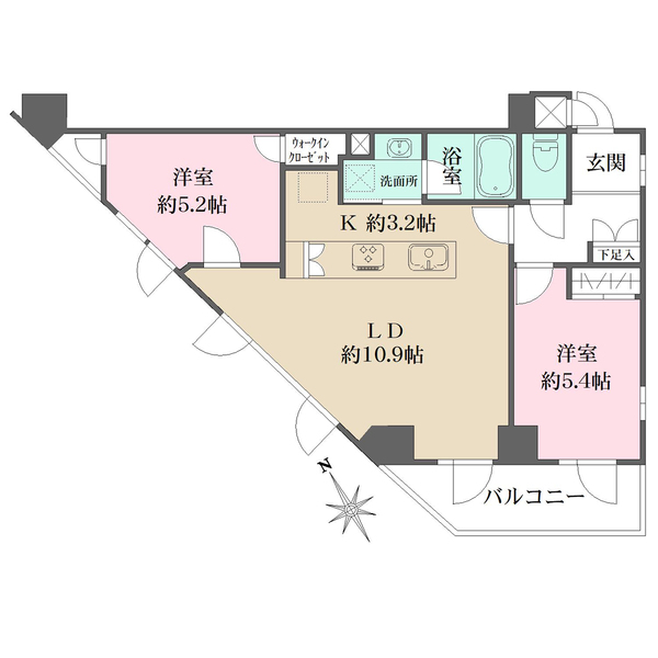 ダイアパレス戸越IIの間取図