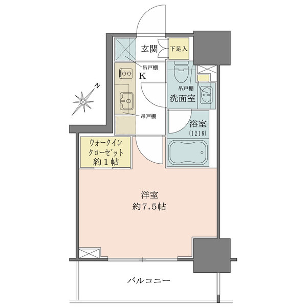 ザ・パークワンズ品川戸越の間取図