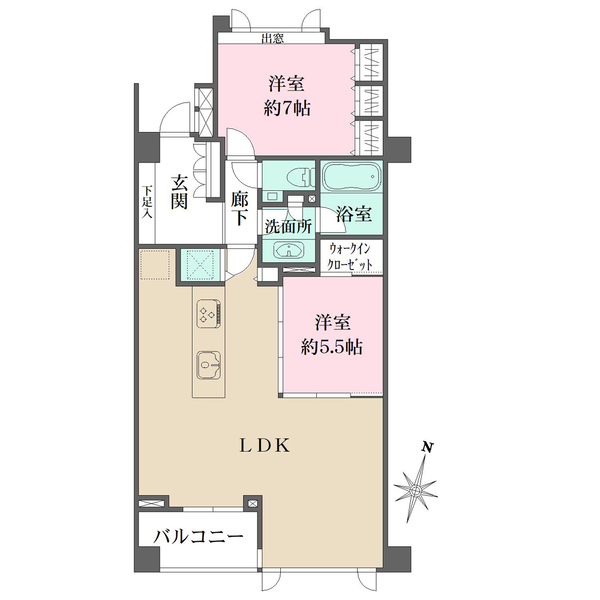 白金台レジデンスの間取図