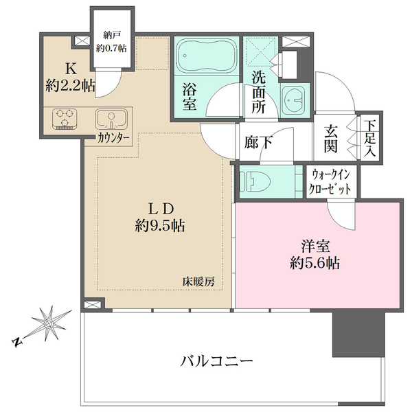 シティタワー目黒の間取図