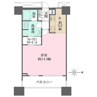 ミッドサザン・レジデンス御殿山の間取図