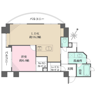朝日サテライト目黒台の間取図