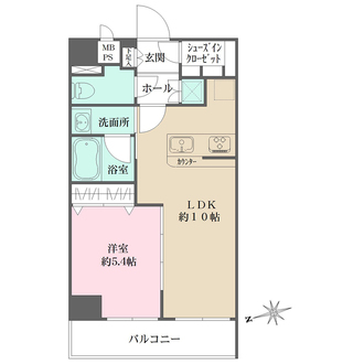 ニューハイツ西五反田の間取図