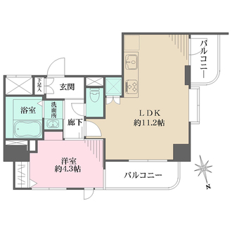 ライオンズプラザ武蔵小山の間取図