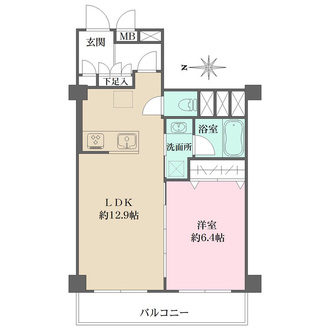 NK五反田コータースの間取図