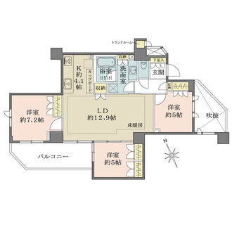 パークハウス池田山公園－白金台の杜－の間取図