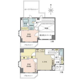 ガーデンホーム戸越銀座の間取図