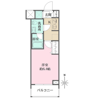 スカイコートヒルズ品川御殿山の間取図