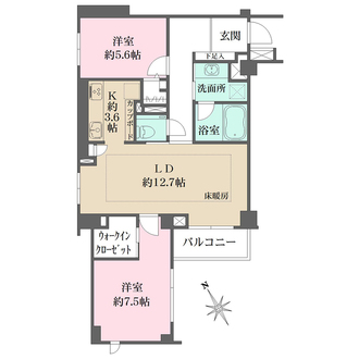 グランドメゾン中目黒ＴＨＥＣＬＡＳＳの間取図