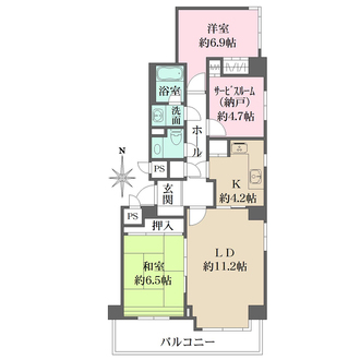 パーク・ハイム上池台の間取図