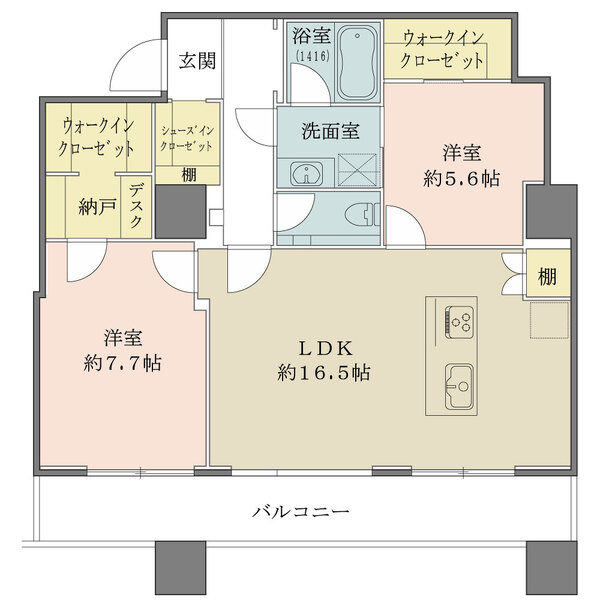 銀座タワーの間取図