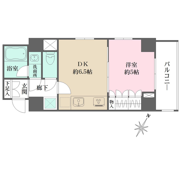 アトラス日本橋水天宮の間取図