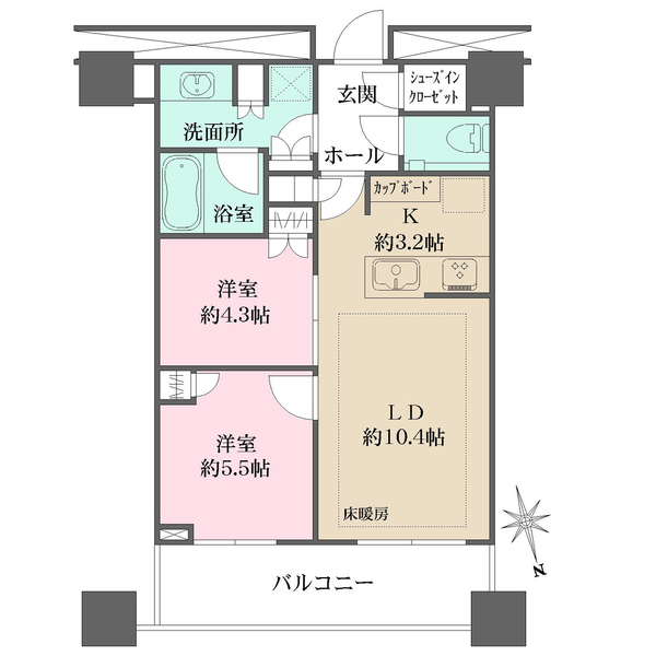WORLD TOWER RESIDENCEの間取図
