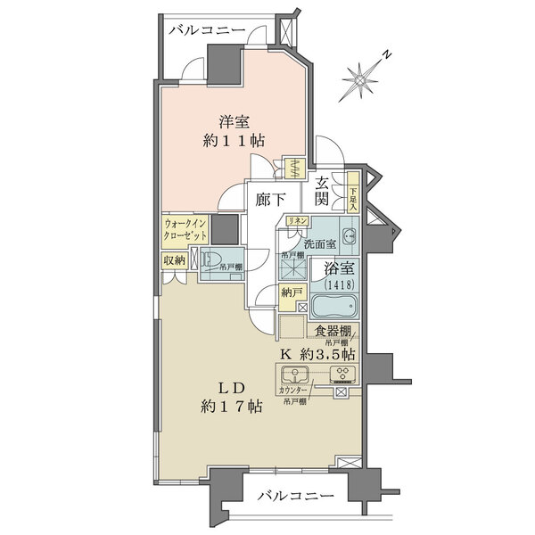 ザ・パークハウス東日本橋の間取図