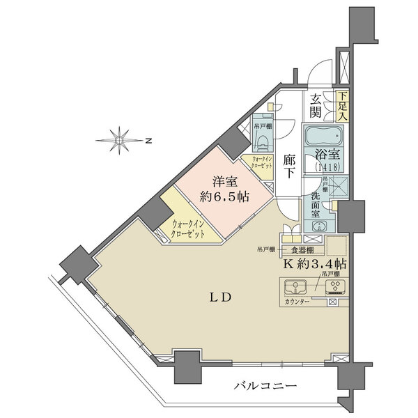 ザ・パークハウス東日本橋の間取図